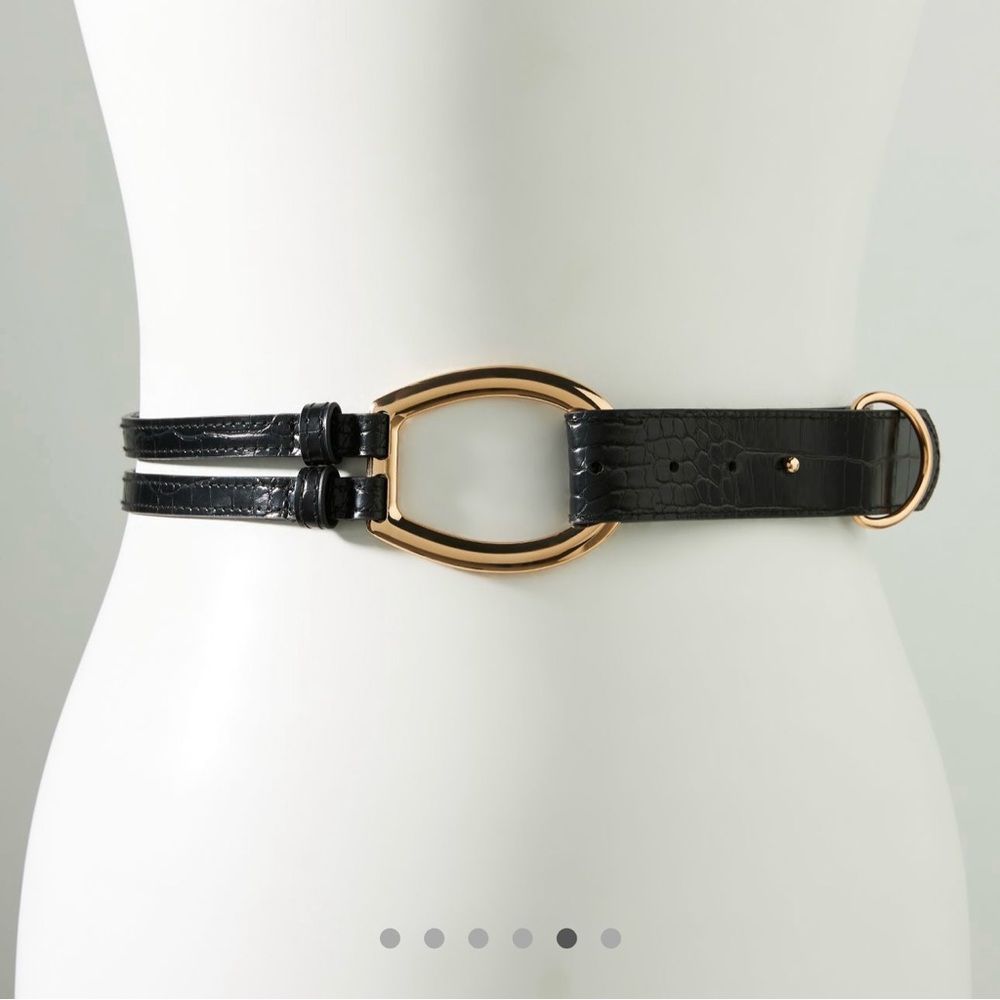 Anthropologie Adjustable Hip Ring Belt - Picture 7 of 8